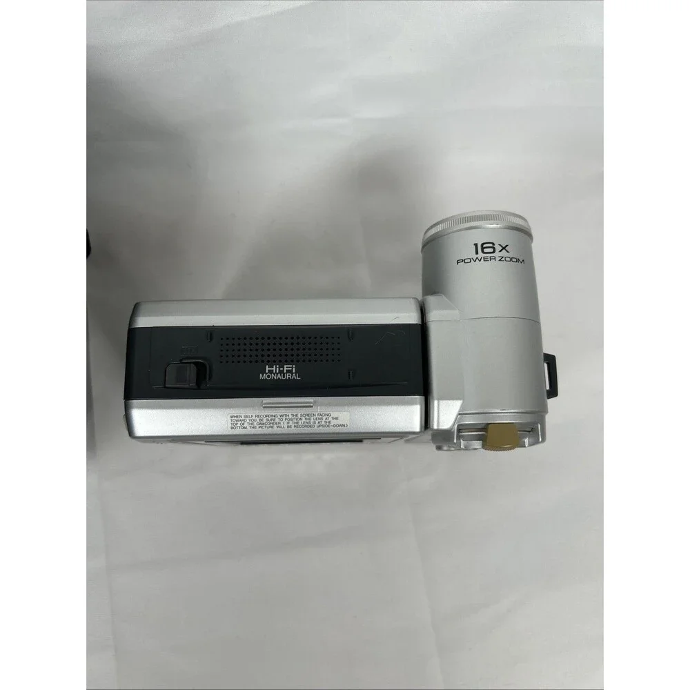 Sharp VL-A110 ViewCam 8 Camcorder Tape Camera 16x Power Zoom Tested